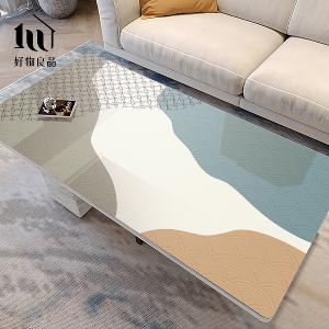 《海洋意象》設計款印花質感生活軟玻璃防油防燙防髒PVC餐桌墊