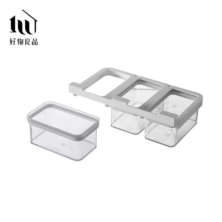 多入組_廚房防潮密封可吊掛儲物罐