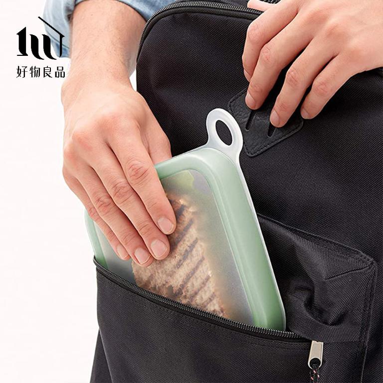 食品級矽膠三明治彈力矽膠餐盒｜可微波可加熱易清洗