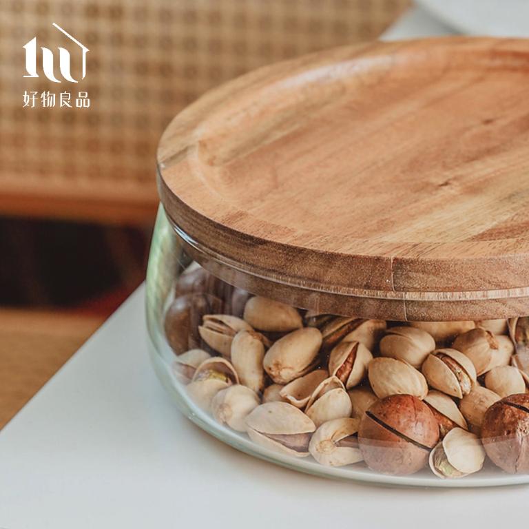 木蓋水果桌面擺飾盤(2款任選)