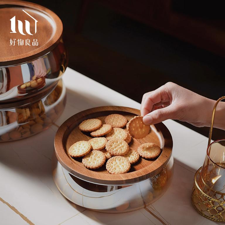 木蓋水果桌面擺飾盤(2款任選)