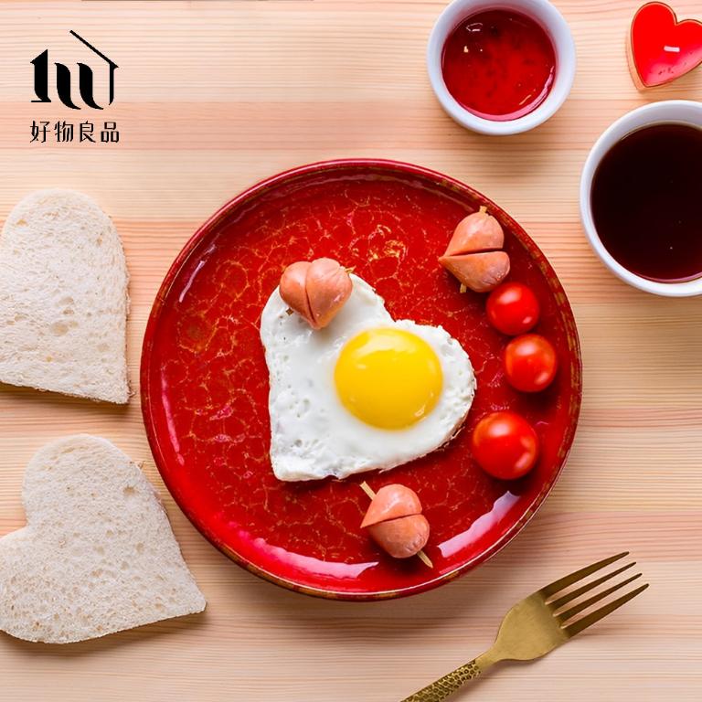 日本便當造型煎餅煎蛋食品級矽膠靠模