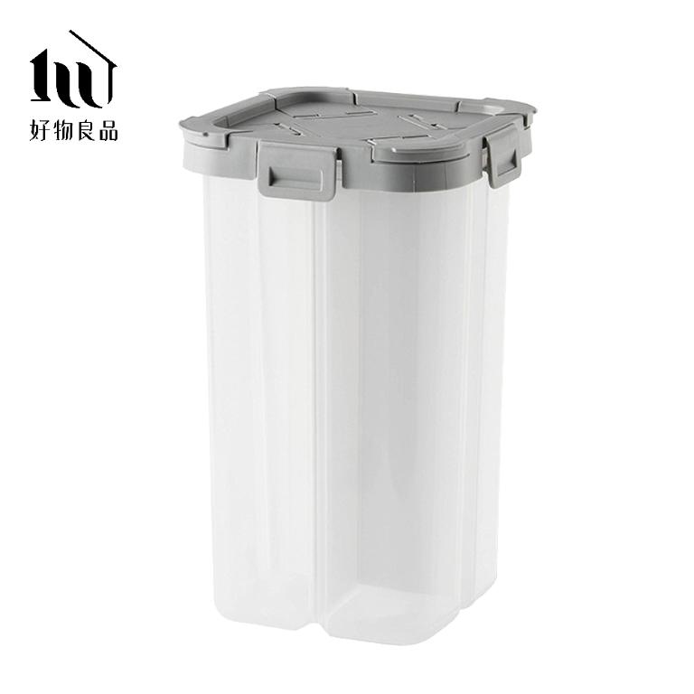 2.3L_日本五穀雜糧透明分裝罐分隔儲存罐