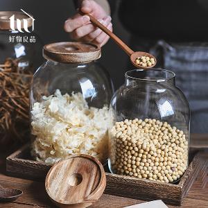 高硼硅耐高溫密封玻璃收納罐(3款任選)