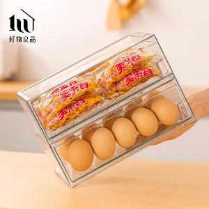 三入組_日本高品質加厚PET冰箱防串味分層收納盒