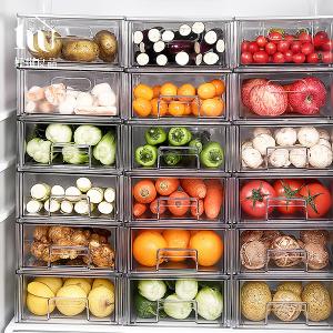 三入組_日本高品質加厚PET冰箱防串味分層收納盒