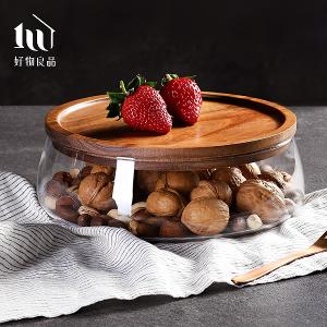 木蓋水果桌面擺飾盤(2款任選)