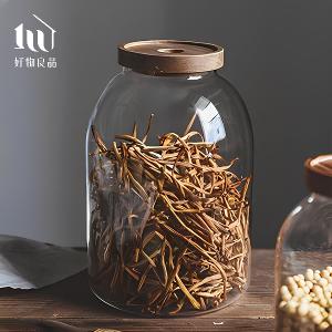 高硼硅耐高溫密封玻璃收納罐(3款任選)