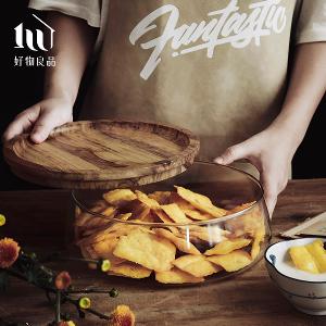 木蓋水果桌面擺飾盤(2款任選)