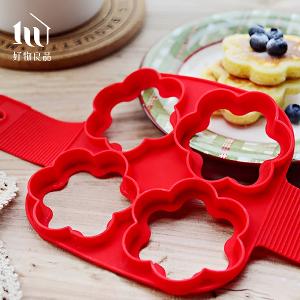 日本便當造型煎餅煎蛋食品級矽膠靠模
