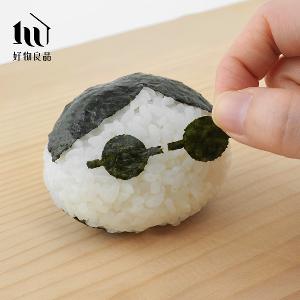日本DIY幸福美滿大家庭飯糰便當海苔壓花器造型壽司模具