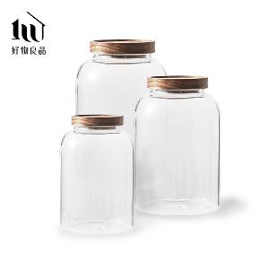 高硼硅耐高溫密封玻璃收納罐(3款任選)