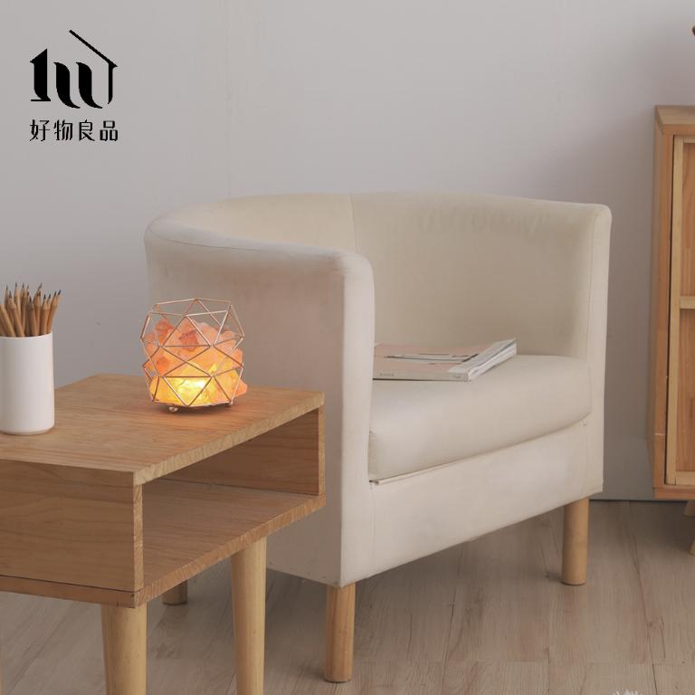 金色織紋_藝術造型喜馬拉雅水晶擴香鹽燈