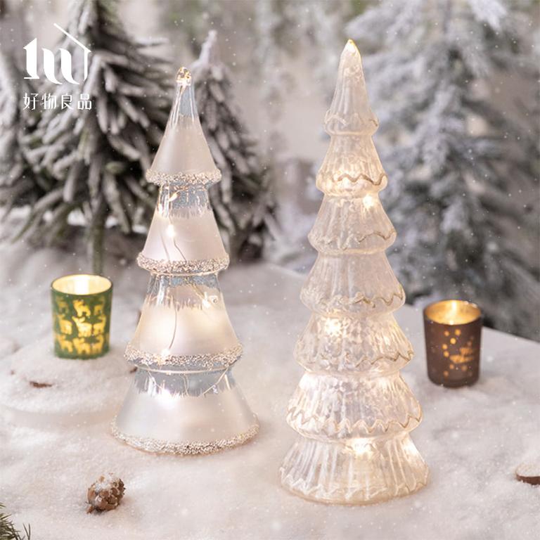 2入組_聖誕樹造型氣氛桌燈(4款任選)