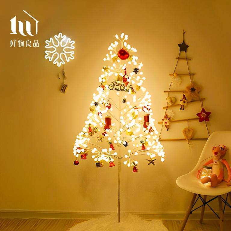 8段式調光LED聖誕樹造型落地燈｜桌上型/落地型