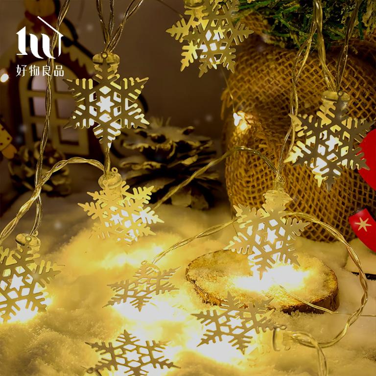 3米/6米_LED聖誕節可愛造型金屬裝飾燈串(5款任選)