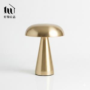 二入組_丹麥設計LED觸控調光裝飾夜燈臥室睡眠燈蘑菇檯燈｜三段調光無線USB充電