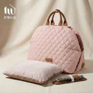 日本高質感菱格紋寵物外出包 車載安全座椅 旅行移動狗窩