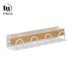 浴室防水防鏽原木牙刷漱口杯置物掛架