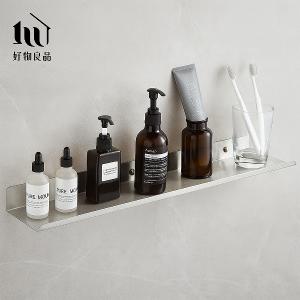 304不銹鋼霧面防鏽防斑浴室免打孔置物層架