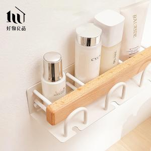 浴室防水防鏽原木牙刷漱口杯置物掛架