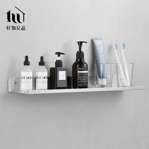 304不銹鋼霧面防鏽防斑浴室免打孔置物層架