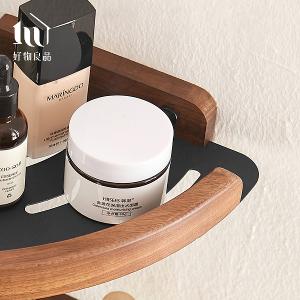 浴室防水防鏽原木角落雙層置物架