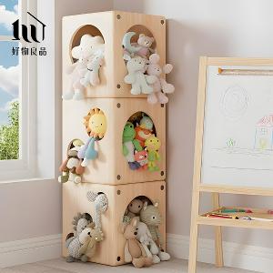 日本單元式設計實木寵物貓隧道貓迷宮置物箱