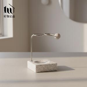 不銹鋼牙刷收納架花崗岩底座