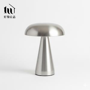 二入組_丹麥設計LED觸控調光裝飾夜燈臥室睡眠燈蘑菇檯燈｜三段調光無線USB充電