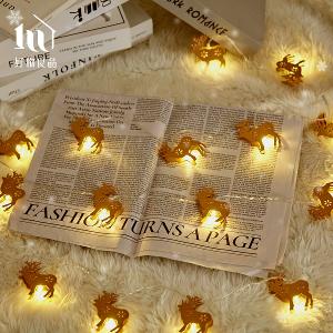 3米/6米_LED聖誕節可愛造型金屬裝飾燈串(5款任選)