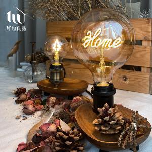 藝術檯燈原木小物收納盤(6款任選)