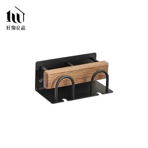 浴室防水防鏽原木牙刷漱口杯置物掛架