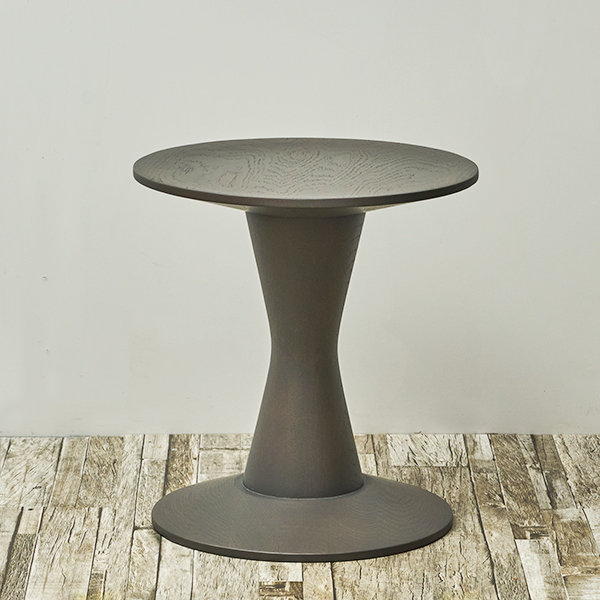 雙叟｜橡木邊桌 (灰色)