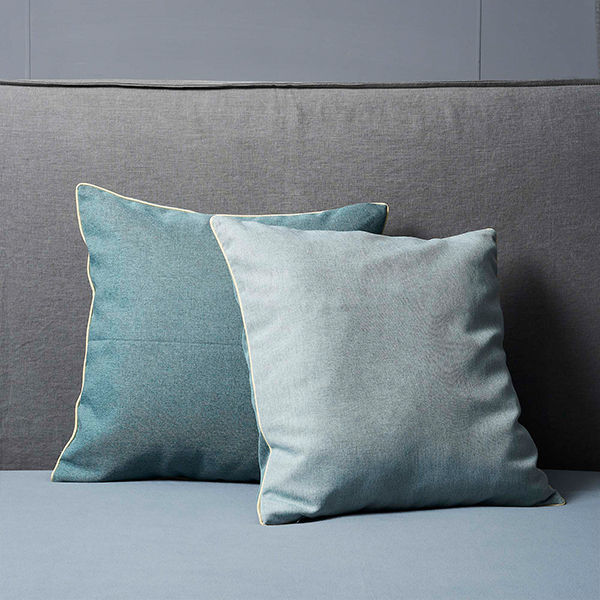 寇蒂 滾邊靠墊套 50x50cm (不含靠墊芯)-古典綠