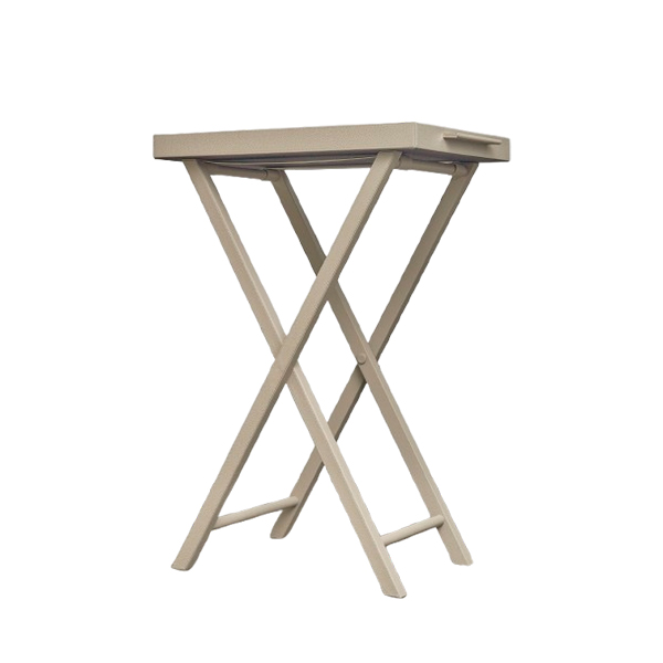 卡斯格CASSIGOLI｜可折疊皮革托盤邊桌