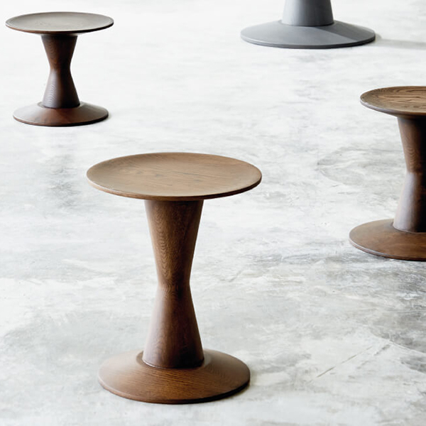 雙叟｜橡木邊桌 (橡木色)