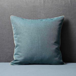 寇蒂 滾邊靠墊套 50x50cm (不含靠墊芯)-古典綠