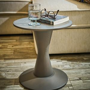 雙叟｜橡木邊桌 (灰色)