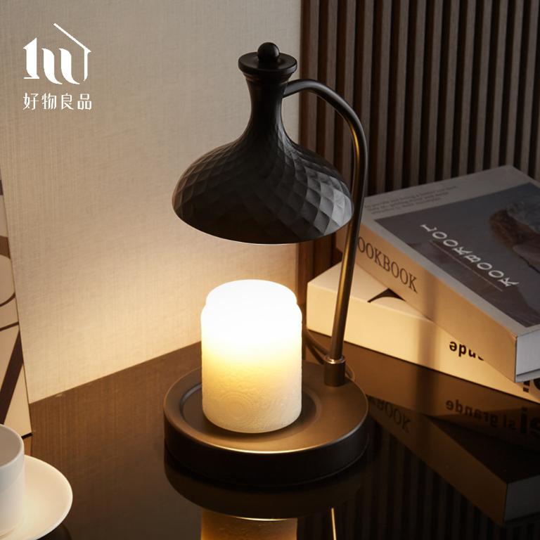 《英式古典黑》香氛融蠟檯燈｜附燈泡