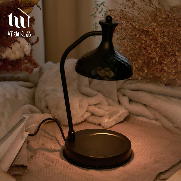 《英式古典黑》香氛融蠟檯燈｜附燈泡