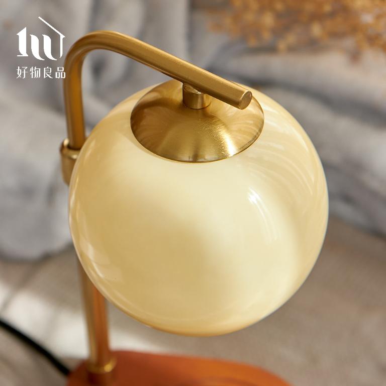 《爵士》可調距離可調光復古香氛蠟燭融蠟檯燈｜附燈泡