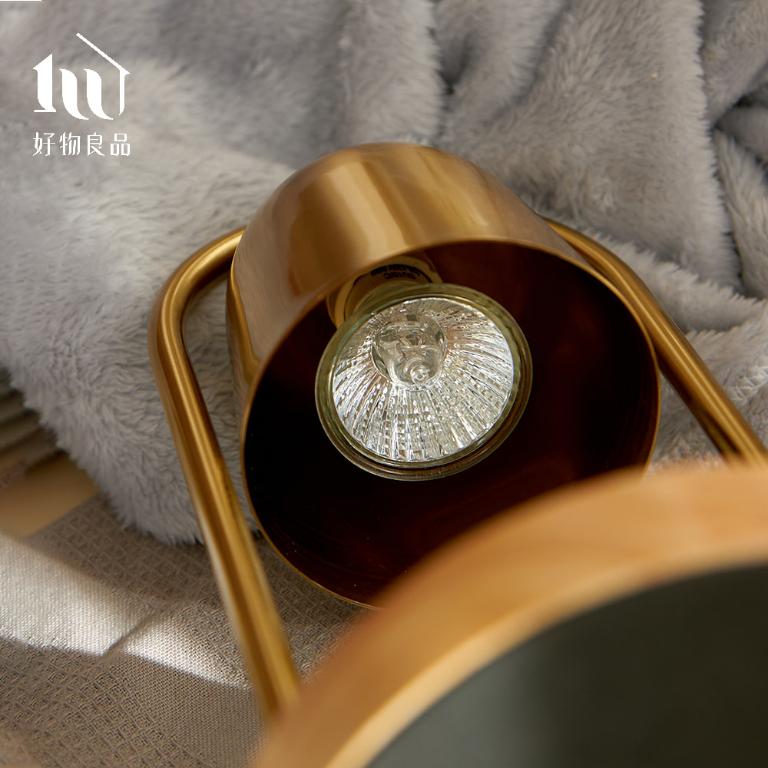 《原木金屬吊鐘》香氛融蠟檯燈｜附燈泡