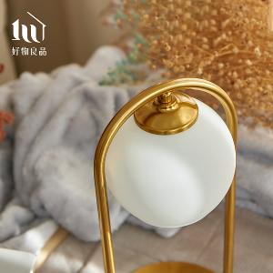 《金屬磨砂掛燈》可調光復古香氛蠟燭融蠟檯燈｜附燈泡