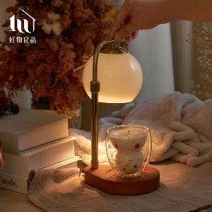 《爵士》可調距離可調光復古香氛蠟燭融蠟檯燈｜附燈泡