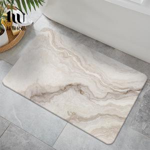 大理石紋理吸水珪藻土地墊