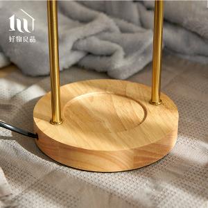 《原木金屬吊鐘》香氛融蠟檯燈｜附燈泡