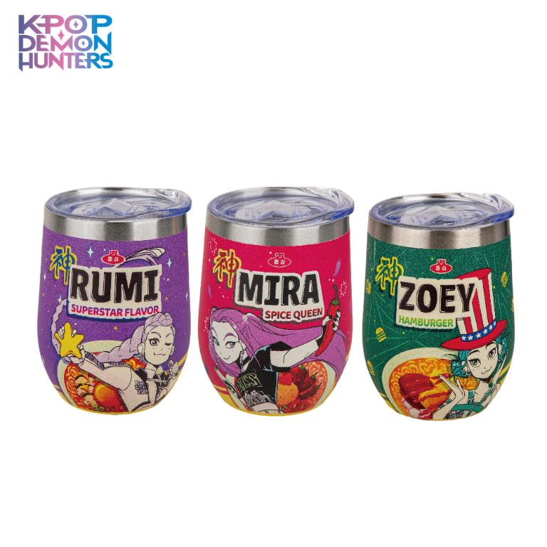 官方授權｜Kpop 獵魔女團 Demon Hunters泡麵杯造型不鏽鋼隨行杯350mL