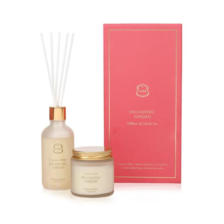 Laline 幻境花園擴香瓶禮盒組 110ml/70g