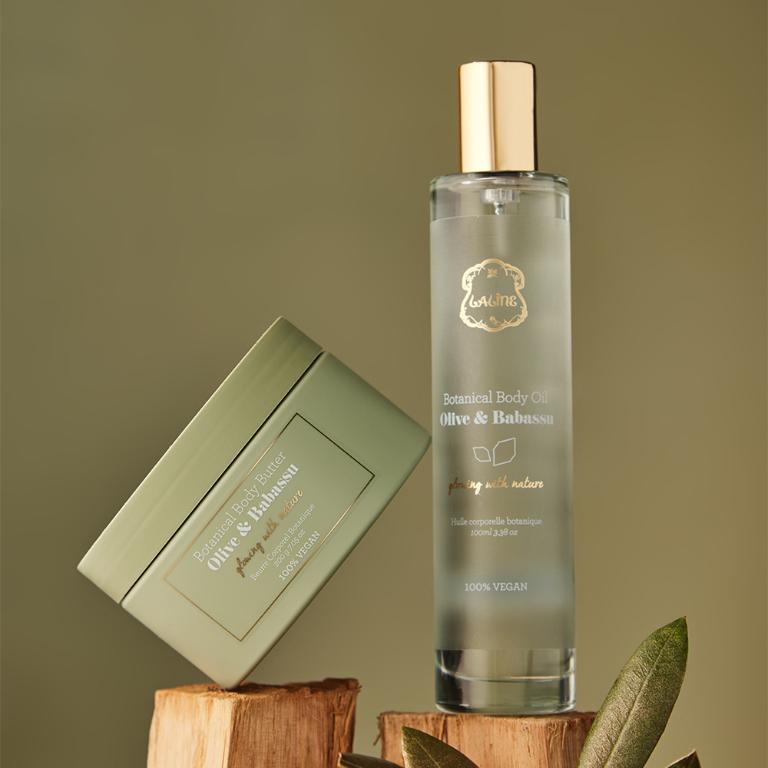 Laline 橄欖&巴巴蘇 植物豐潤身體霜 200g